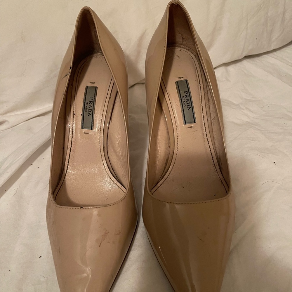 Prada Women's Beige Heels